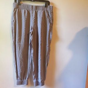 CLOTH & STONE Anthropologie grey tencel joggers